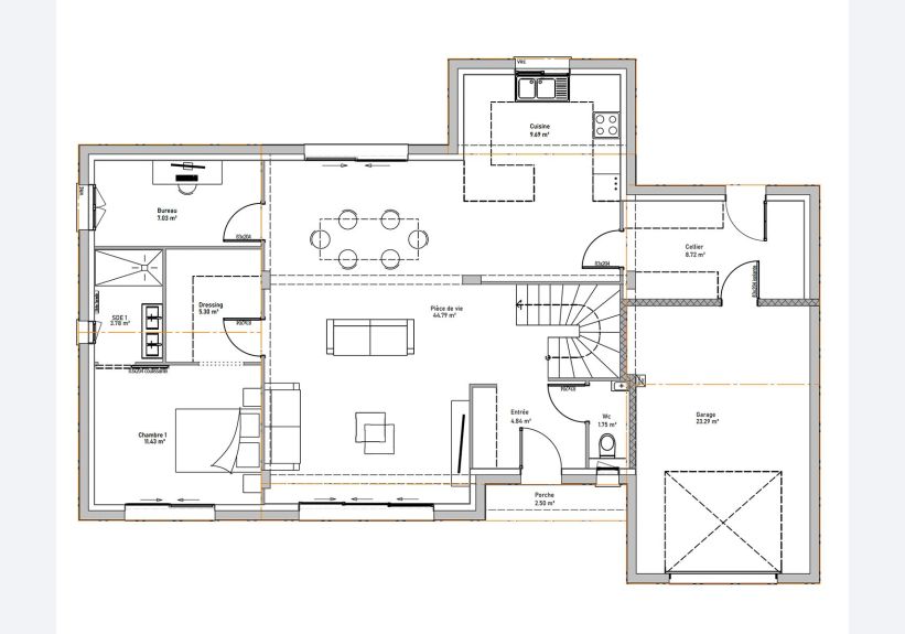 Image du modèle de maison PLAN JASMIN RDC