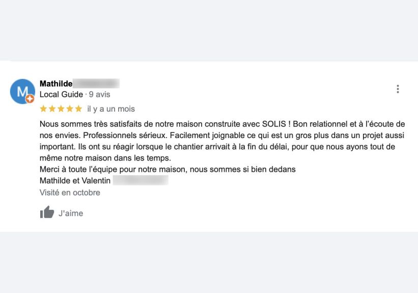 Image du modèle de maison AVIS CLIENT 4