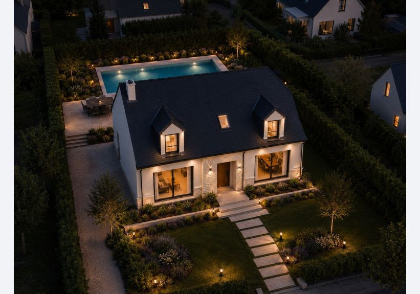 Image du modèle de maison 3 VD Façade avant R+comble 130m2-V2