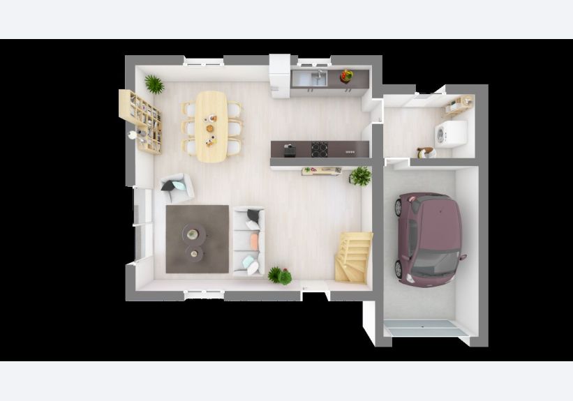 Image du modèle de maison domasud_julia_105_f0_vue_de_dessus_rdc