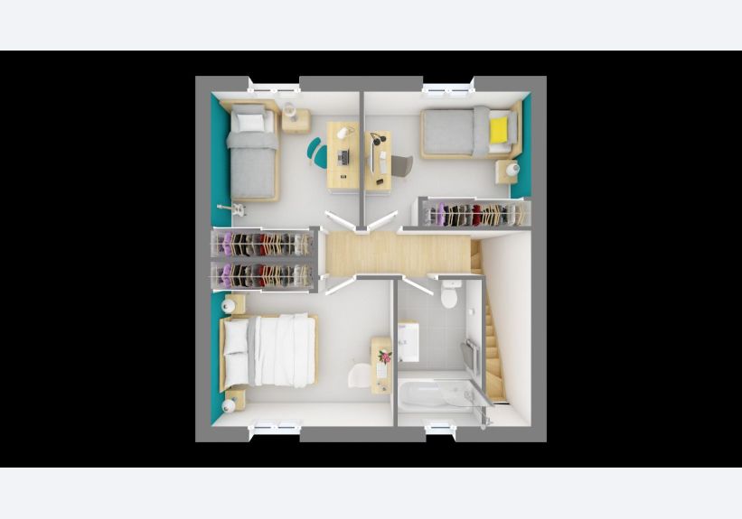 Image du modèle de maison domasud_julia_85-f1-vue_de_dessus_etage