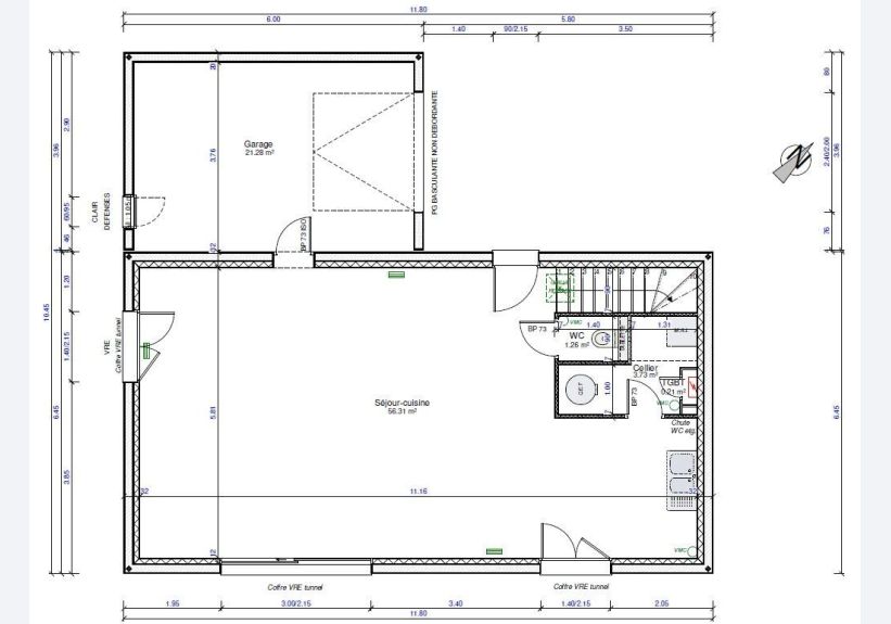 Image du modèle de maison plan rdc 1