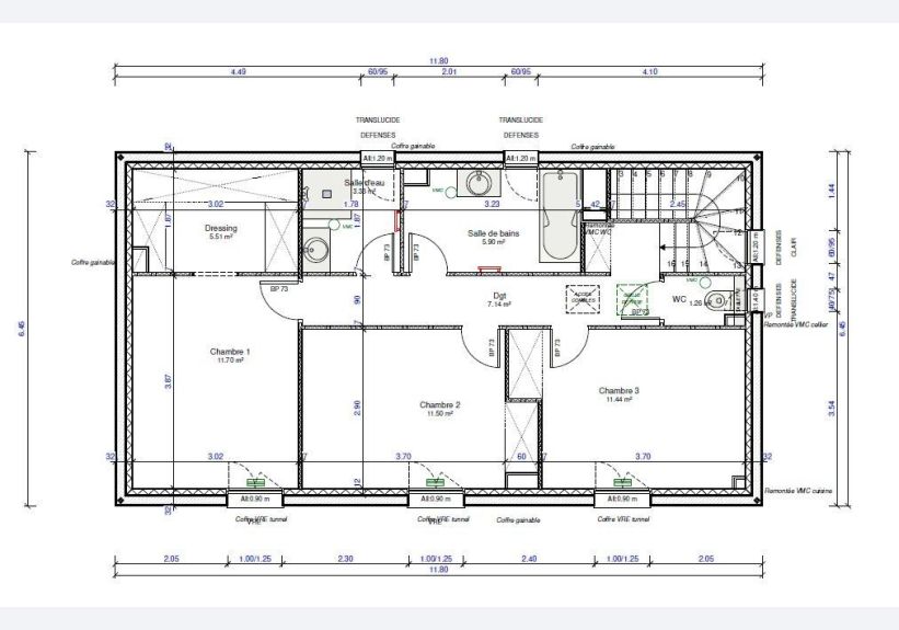 Image du modèle de maison plan étage 2