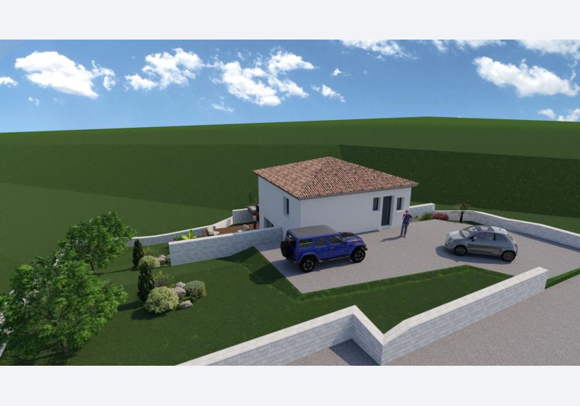 Image du modèle de maison vue arrière