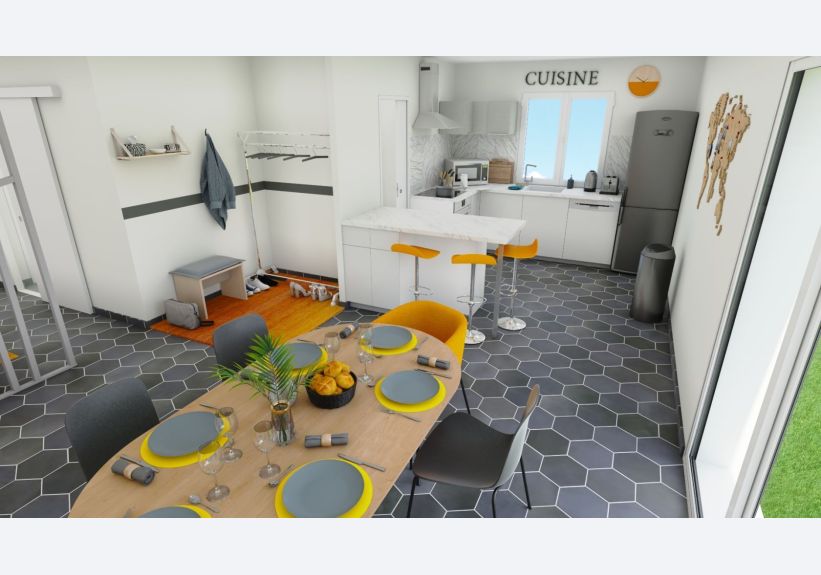 Image du modèle de maison Séjour cuisine First 73
