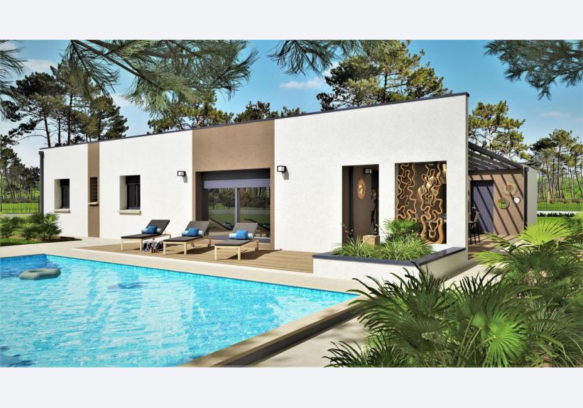 Image du modèle de maison Andromède 113 Arrière 01