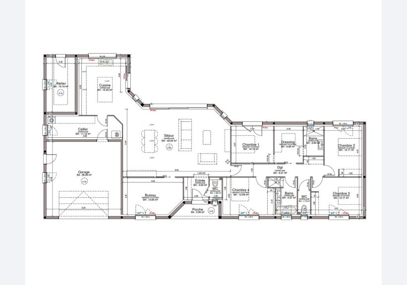 Image du modèle de maison RDC