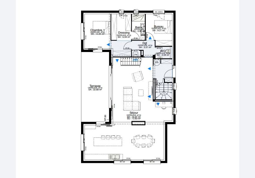 Image du modèle de maison RDC