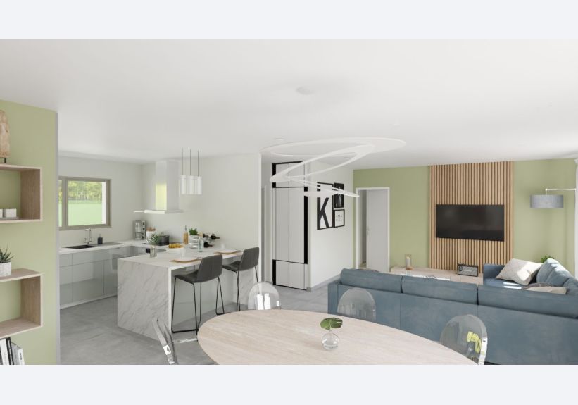 Image du modèle de maison VUE INT VERS CUISINE