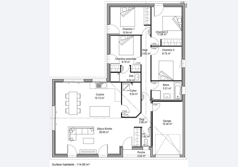 Image du modèle de maison PLAN SITE INTERNET LYSA 115m²