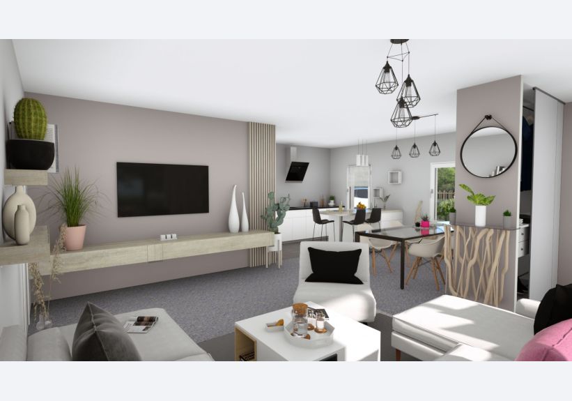 Image du modèle de maison INT SALON VERS CUISINE