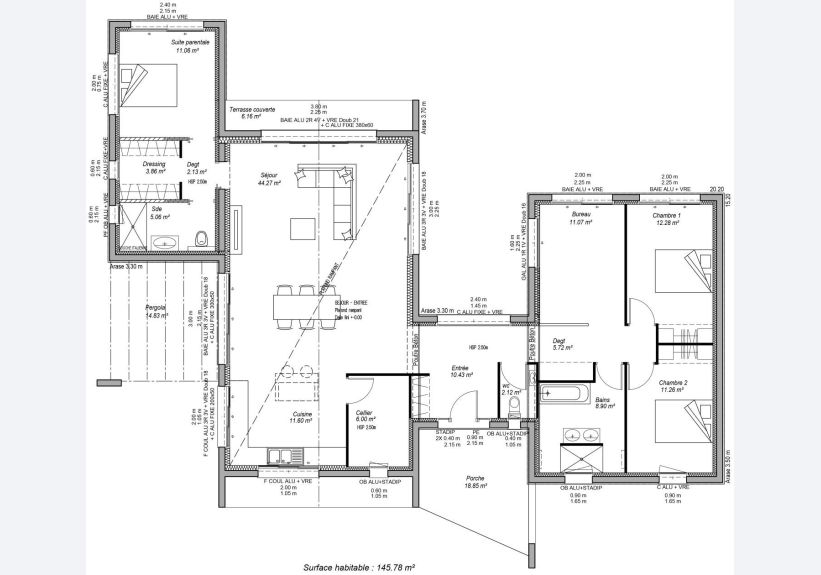 Image du modèle de maison PLAN SITE INTERNET MAEVA 145