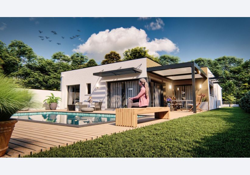 Image du modèle de maison MODELE 13-PERS ARRIERE 1