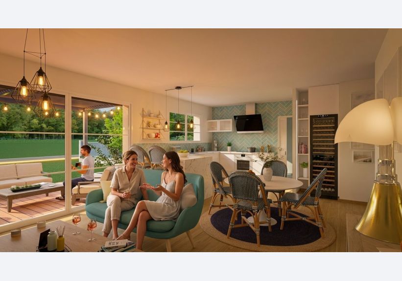 Image du modèle de maison salon