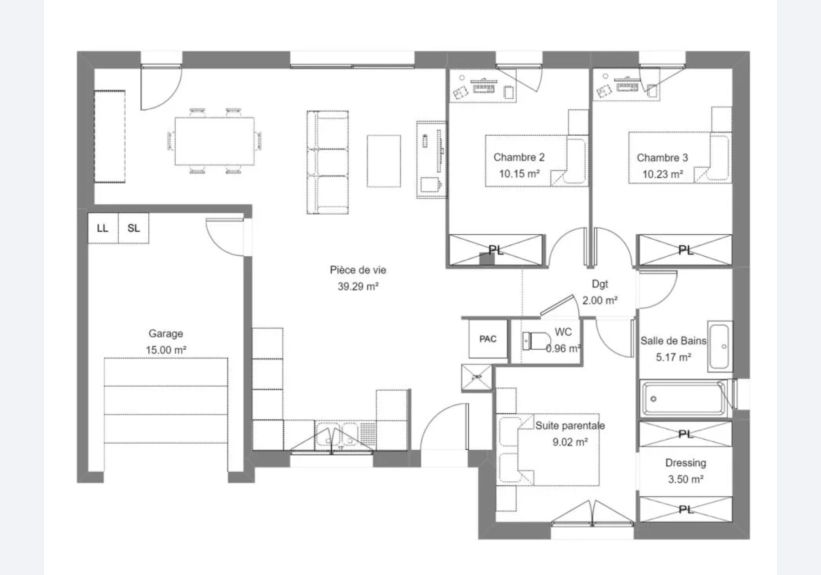 Image du modèle de maison Irina plan