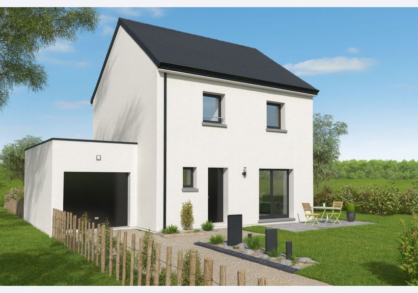 Image du modèle de maison LAGON 95m² ARDOISE + GGE BAC CHGPT