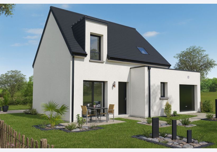 Image du modèle de maison ARMOISE 85m² ARDOISE + GGE BAC CHGPT