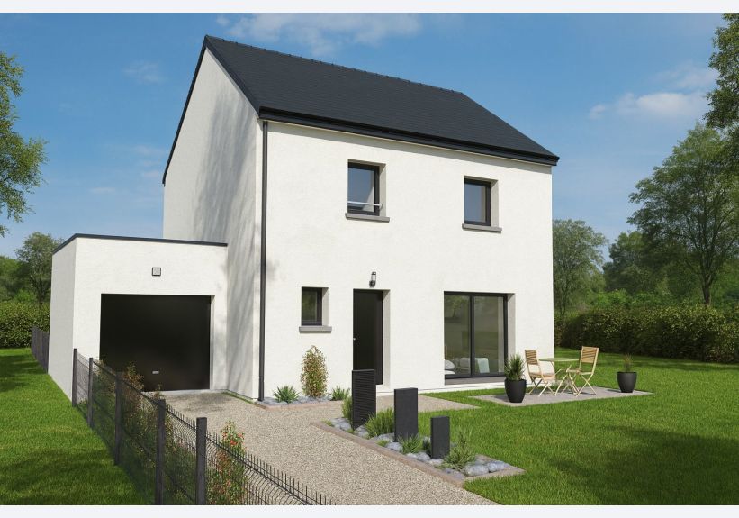 Image du modèle de maison LAGON 85m² ARDOISE + GGE BAC CHGPT