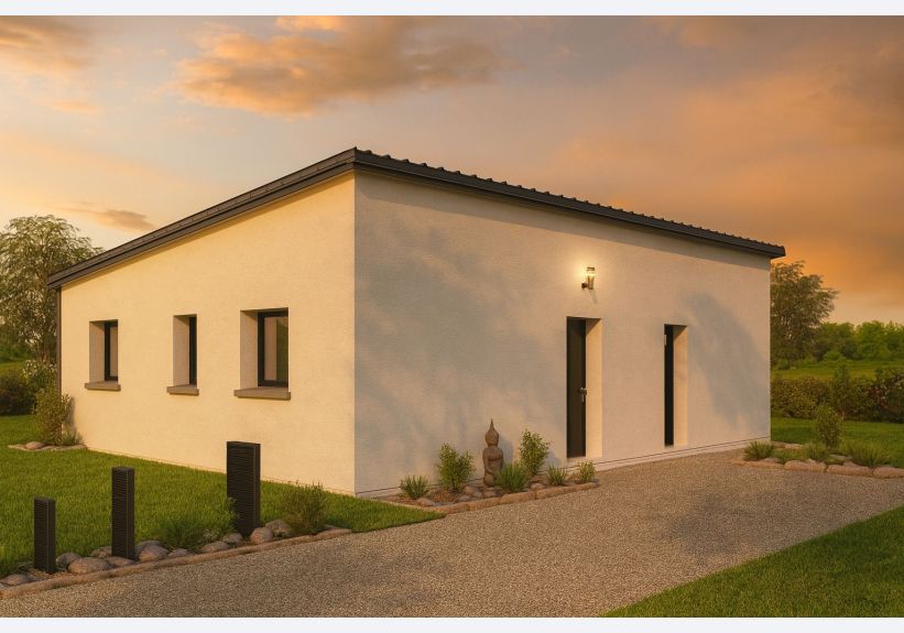 Image du modèle de maison GIRELLE 75m² MONOPENTE CHGPT