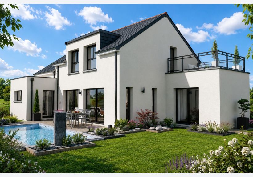 Image du modèle de maison bretonne ardoise2