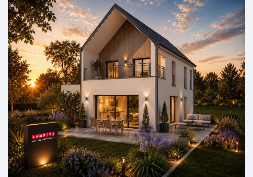 Image du modèle de maison contemporaine etage ardoise