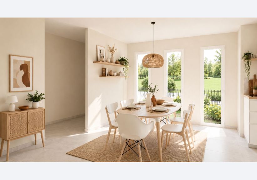 Image du modèle de maison NUAGE Salle à manger