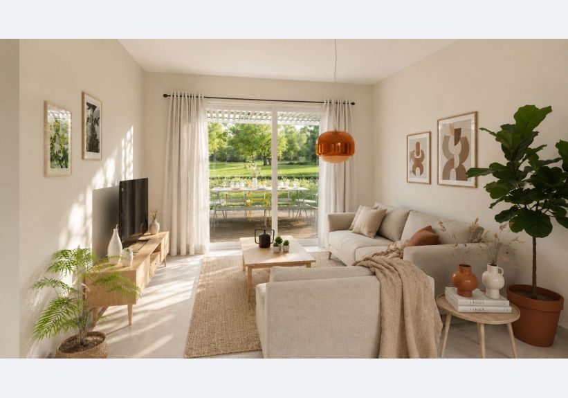 Image du modèle de maison NUAGE salon