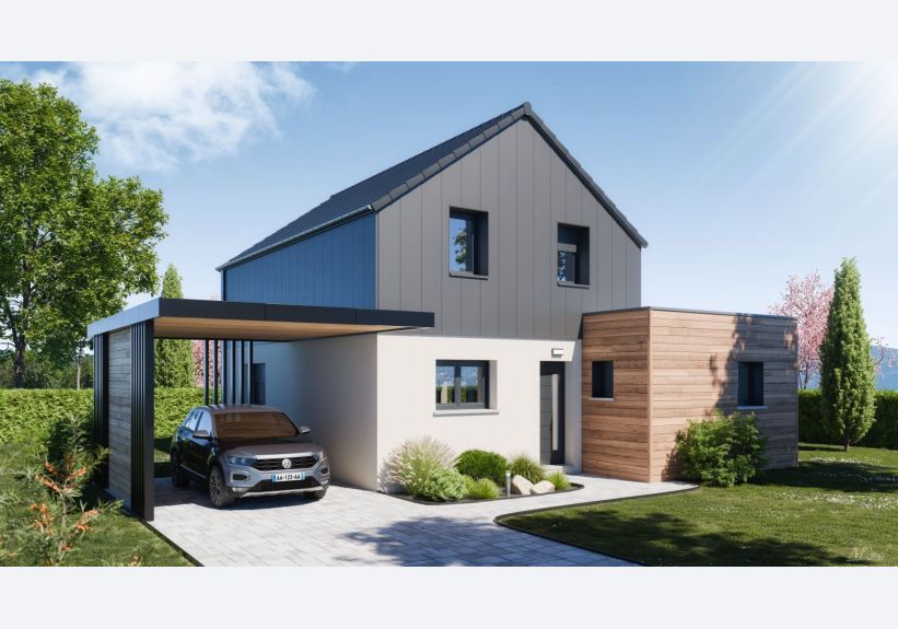 Image du modèle de maison INNOCENCE VISUEL 2_2PANS86-EXTENSION-BONUS