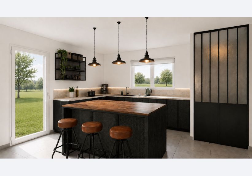 Image du modèle de maison COTON LINEA S Cuisine