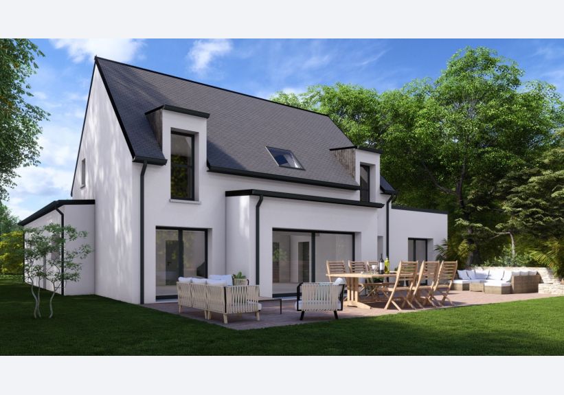 Image du modèle de maison facade arriere1
