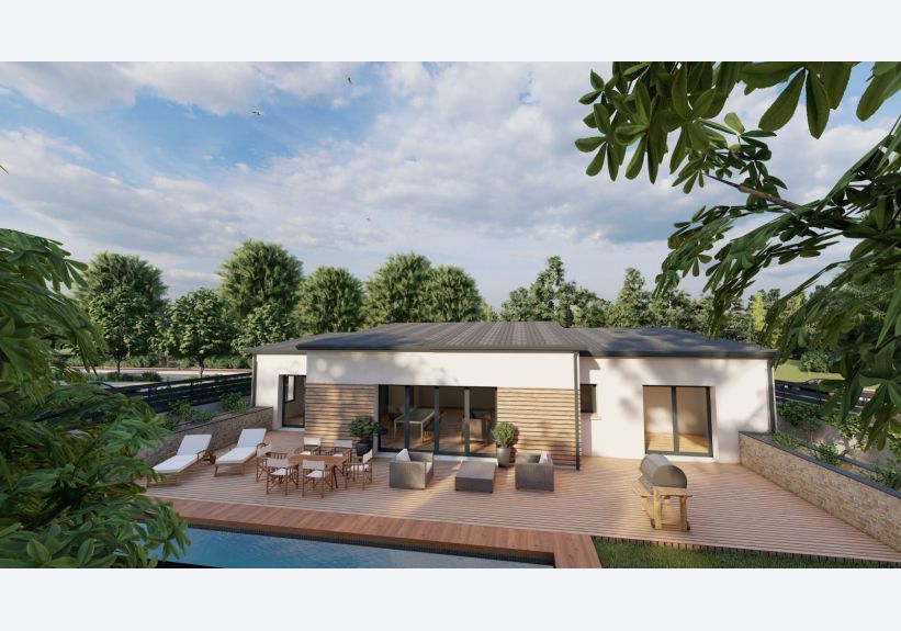 Image du modèle de maison FACADE ARRIERE 1 4KHD