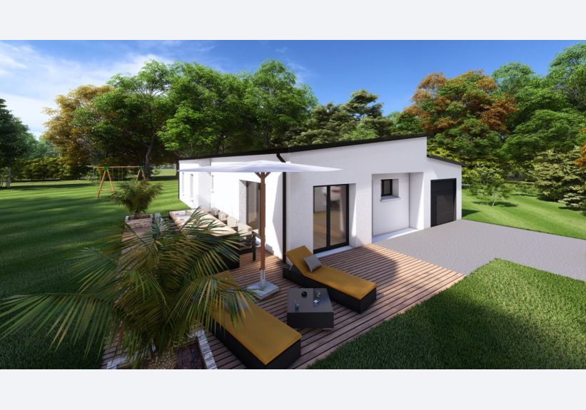 Image du modèle de maison façade avant 2