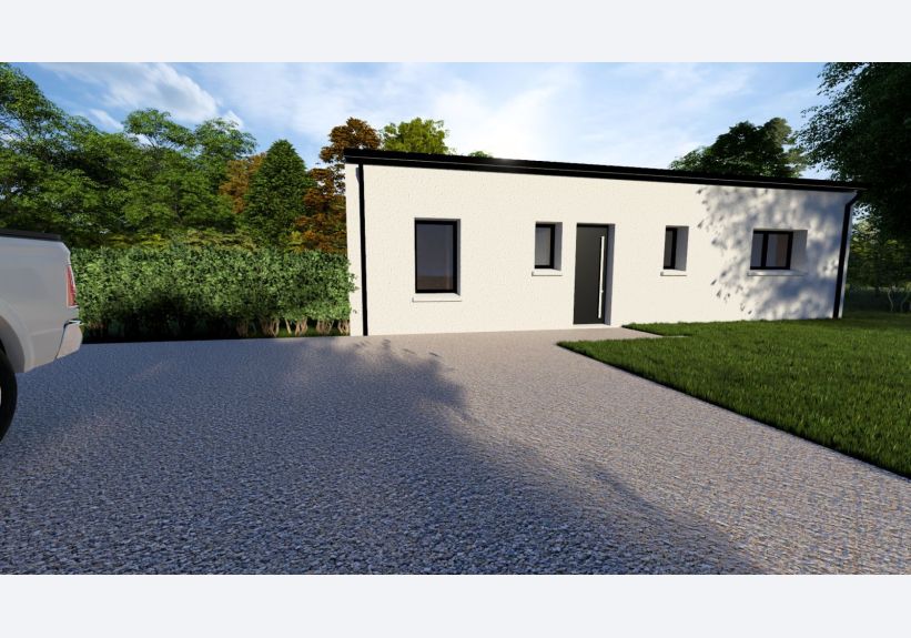 Image du modèle de maison façade avant 2