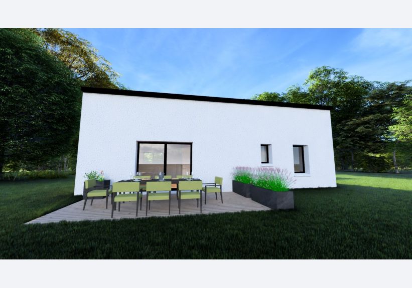 Image du modèle de maison façade arrière 2