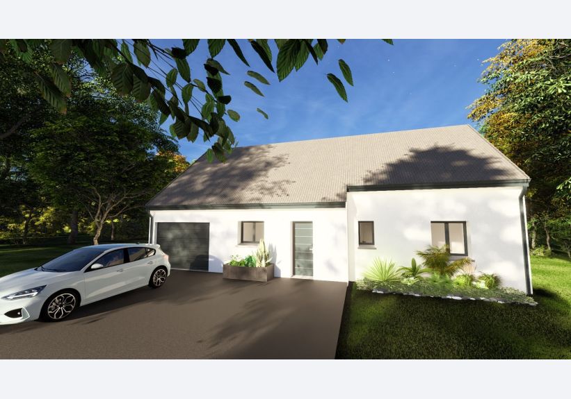 Image du modèle de maison facade avant1