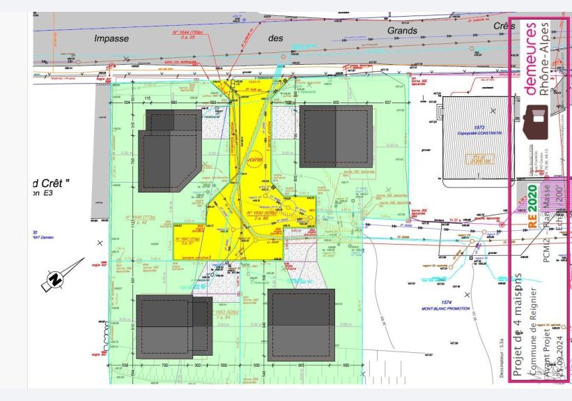 Image du modèle de maison photo plan masse
