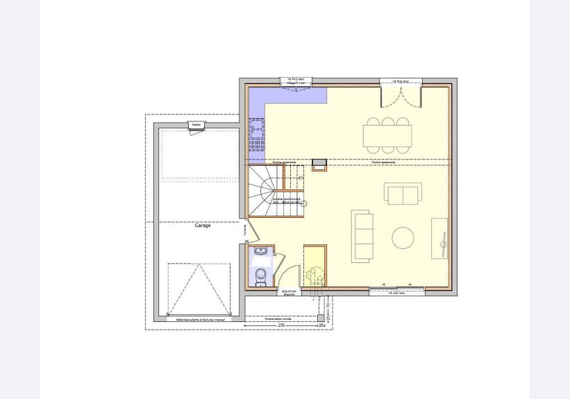 Image du modèle de maison intérieur RDC ACACIA 100M²
