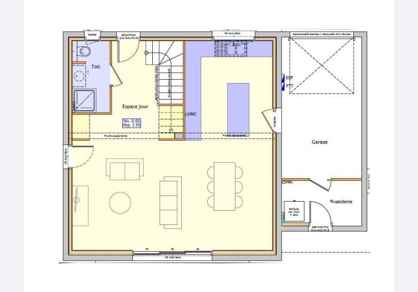 Image du modèle de maison RDC ACACIA 3 110m²