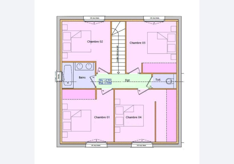 Image du modèle de maison ETAGE ACACIA 3 110M²