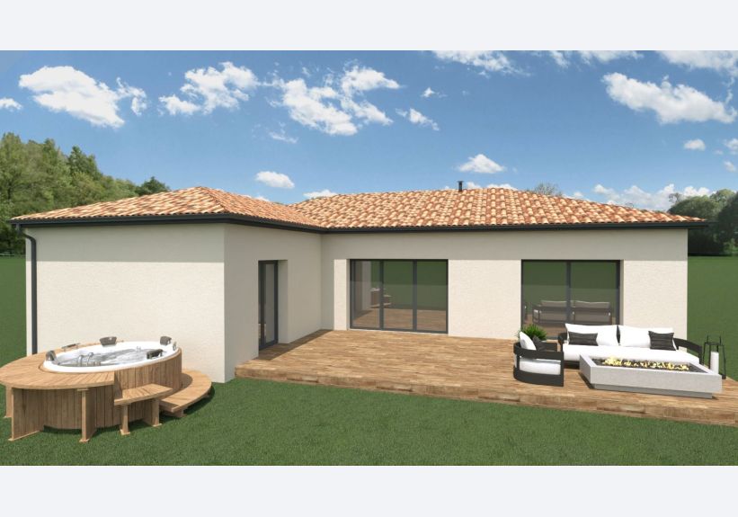 Image du modèle de maison PP en L terrasse (2)