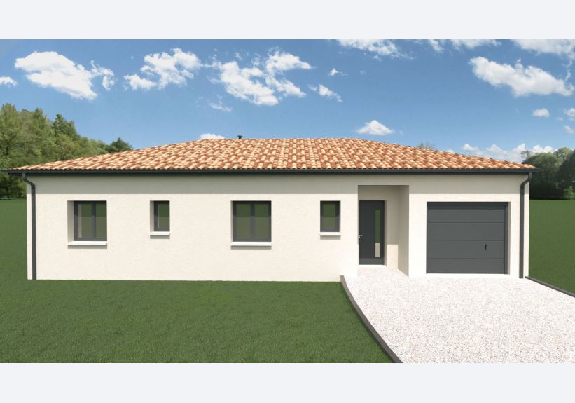 Image du modèle de maison PP en L entrée soft