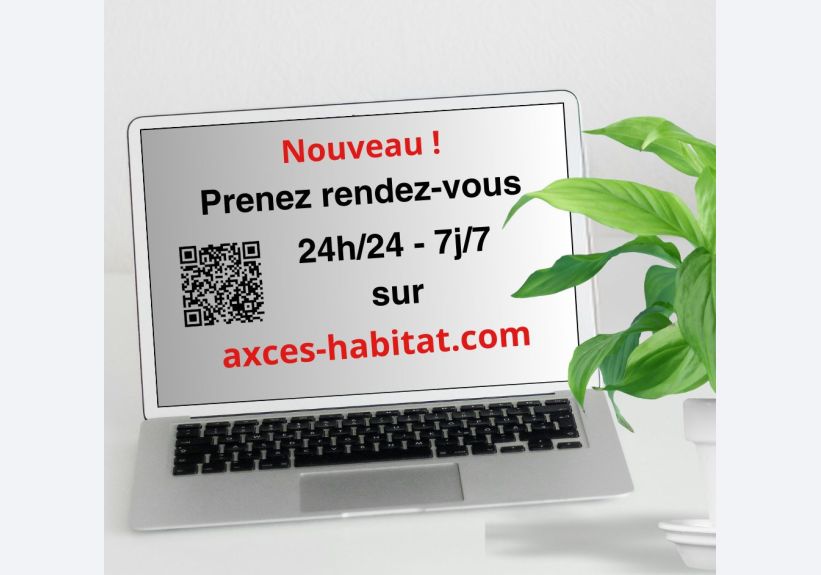 Image du modèle de maison Prenez rendez-vous en ligne QRcode