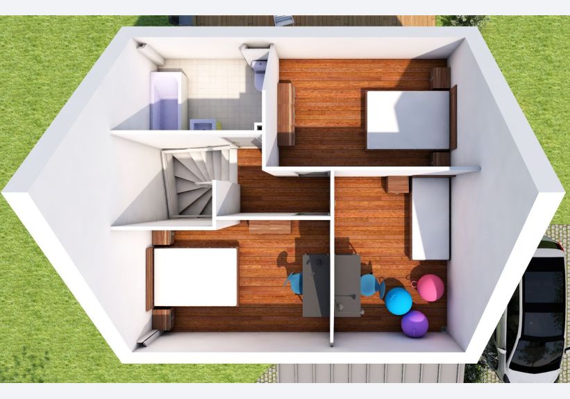 Image du modèle de maison intérieur étage 1.0