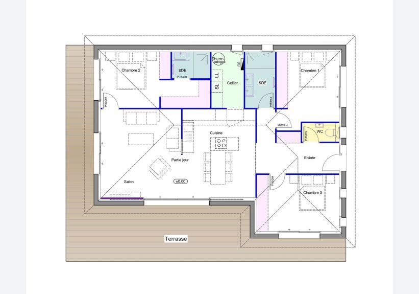 Image du modèle de maison PLAN DE VENTE