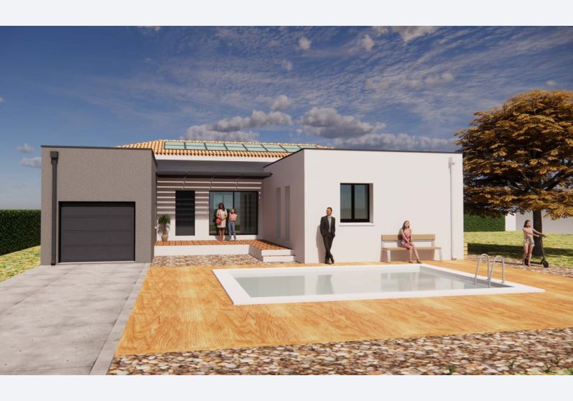 Image du modèle de maison MAISON EN U 91