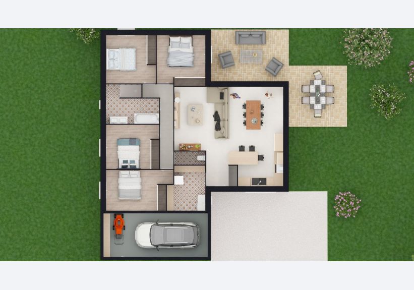 Image du modèle de maison MODEL 4 DESSUS