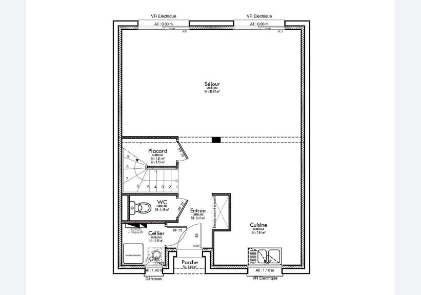 Image du modèle de maison DAUPHINE-1-RDC sans cotes
