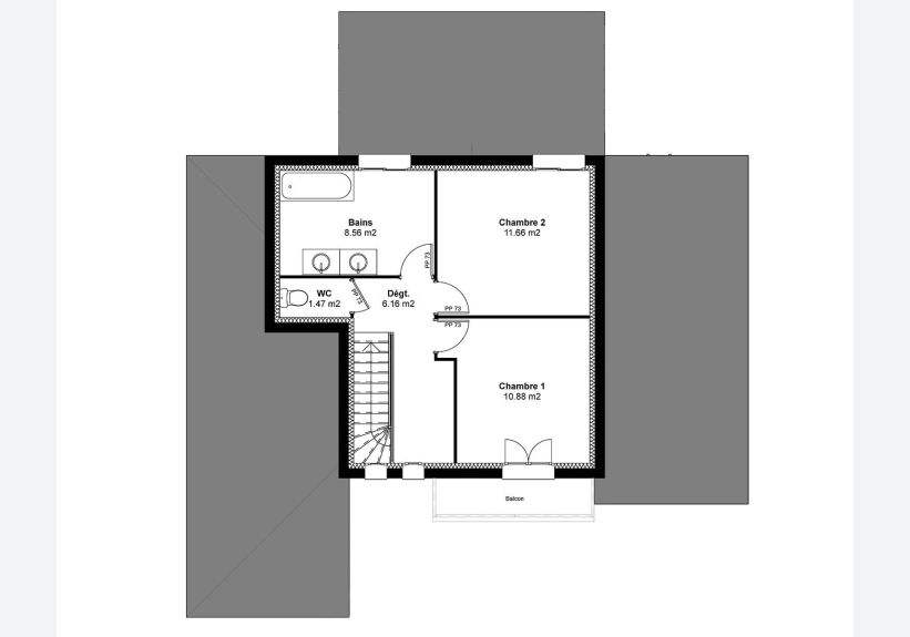 Image du modèle de maison AP-Chesnel2_Plan ETAGE sans cotes