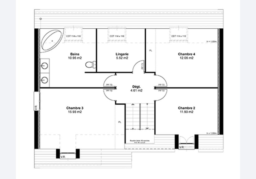 Image du modèle de maison AP-Masson-pour-velux_ETAGE sans cotes