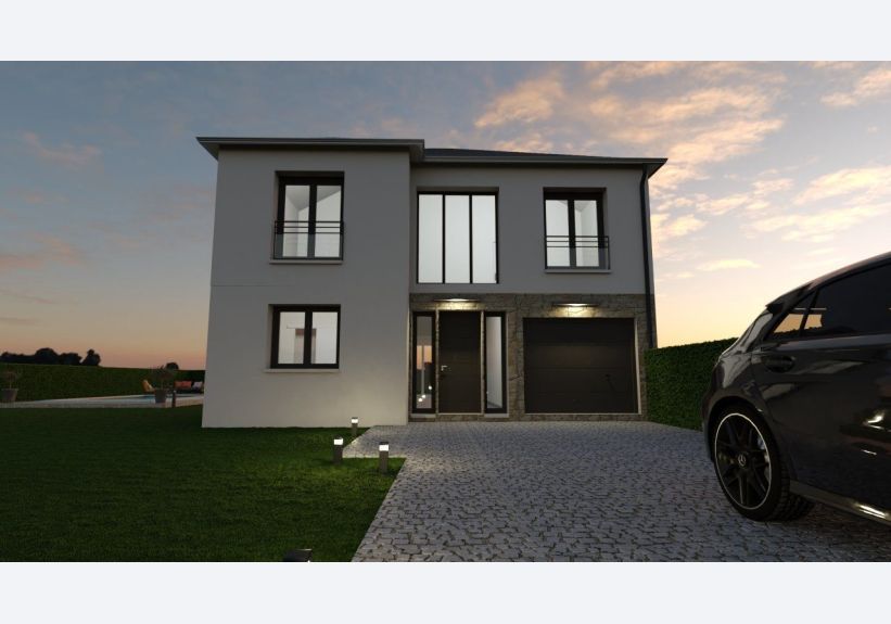 Image du modèle de maison raw
